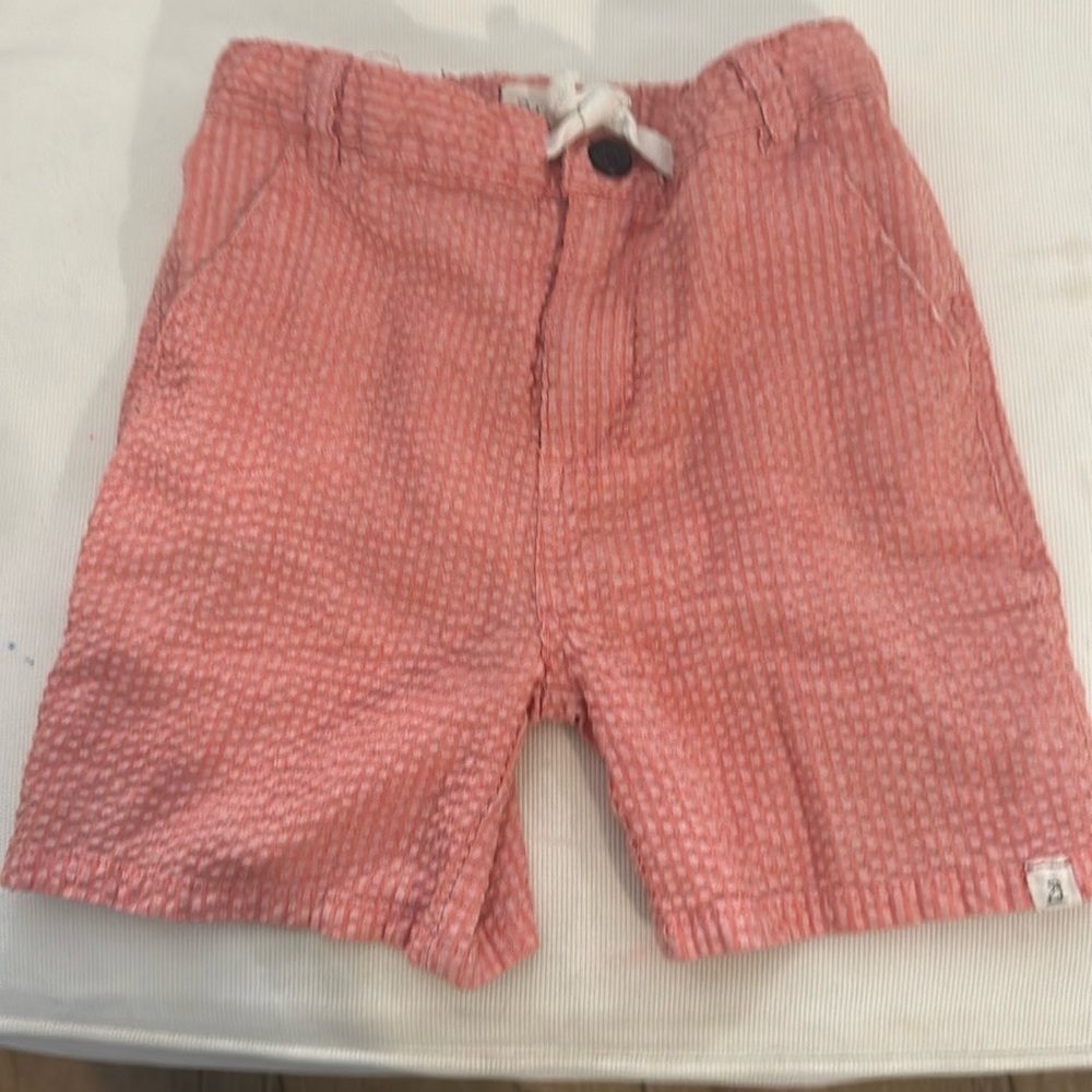 Seersucker shorts for boys